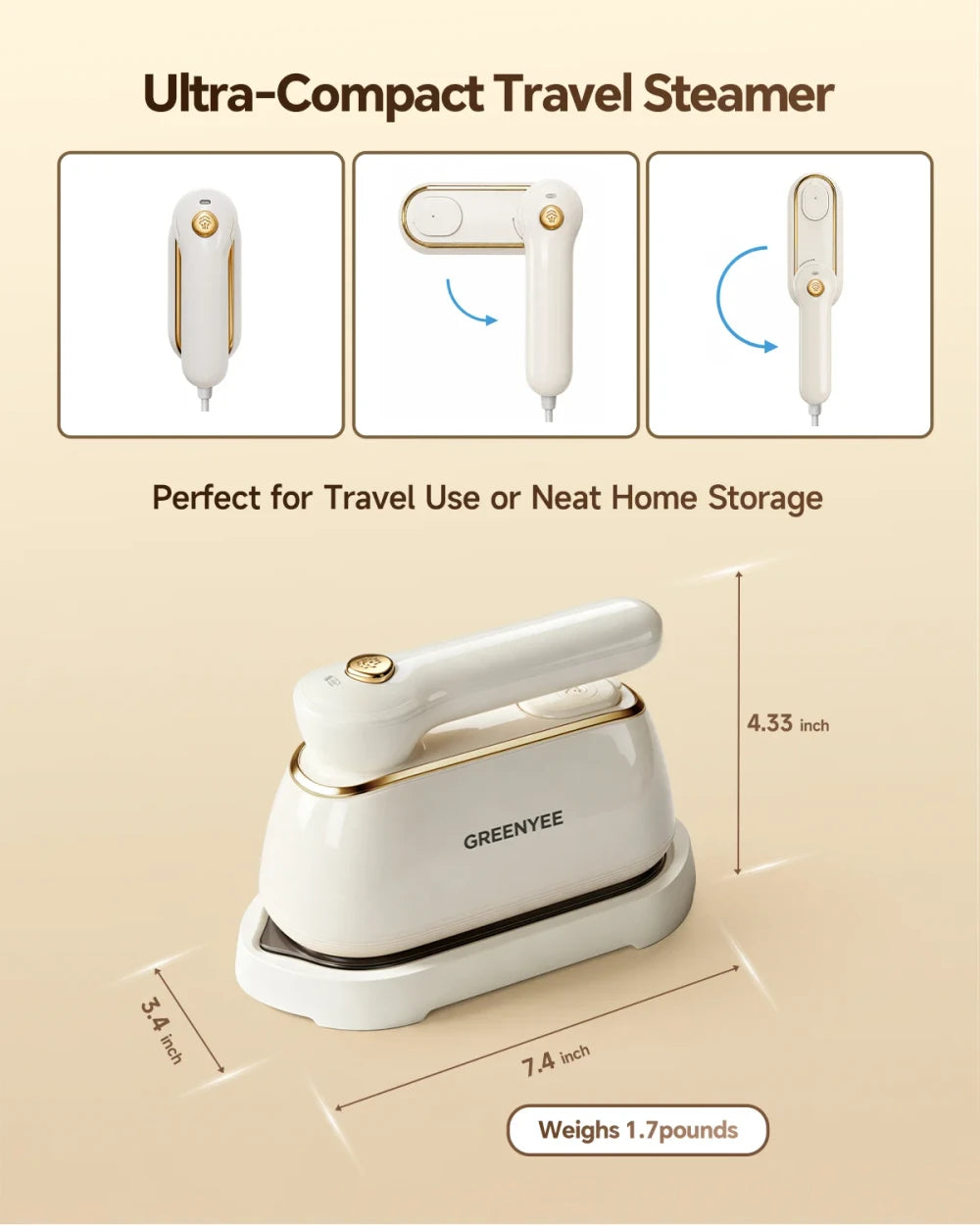Portable Handheld Clothes Steamer