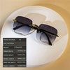 Square Rimless Fashion Sunglasses