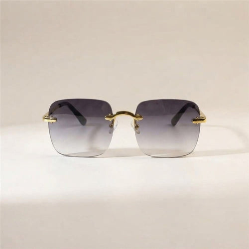 Square Rimless Fashion Sunglasses